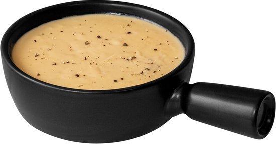 Boska Poêlon à fondue Nero - Pour cuisinière à gaz - Lavable au lave-vaisselle - 1,3 litre