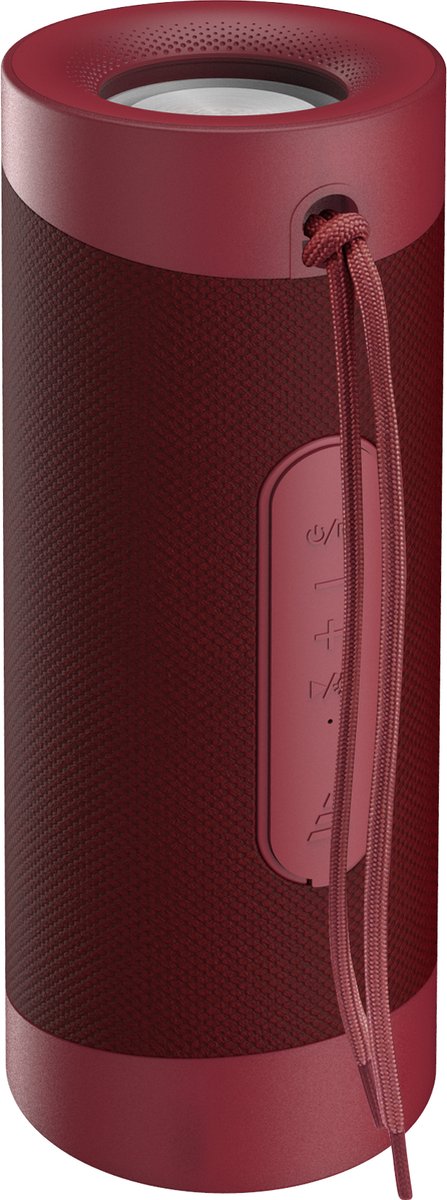 Denver Enceinte Bluetooth Sans Fil - Lumières Disco - Boîte à musique - AUX - BTV208 - Rouge