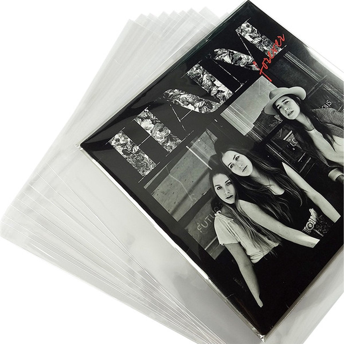Housses de protection pour disques vinyles de 12 pouces - 100 pièces
