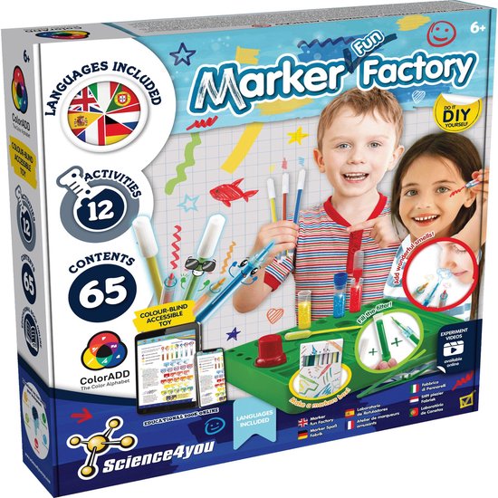 Science4you - Fabriquez vos propres feutres - 65dlg. - 6+