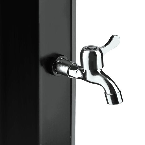 tectake - Douche d'extérieur "Ofanto" 35 l - noir - 404473
