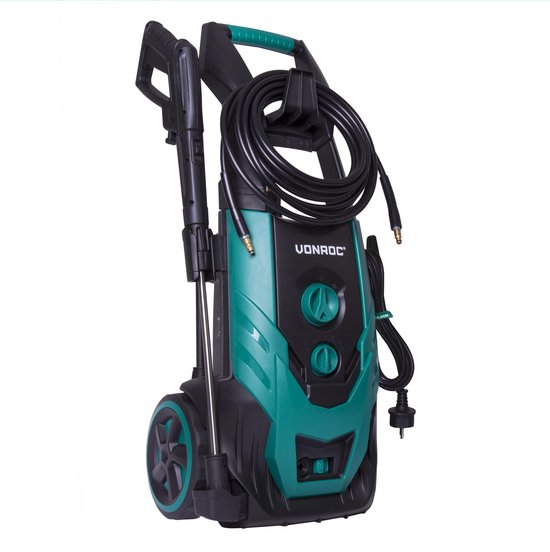 Nettoyeur haute pression VONROC - V22-2 2200W - 170 bar - 450 l/h - avec tuyau de 8 m - nettoyeur de terrasse - Vert et noir