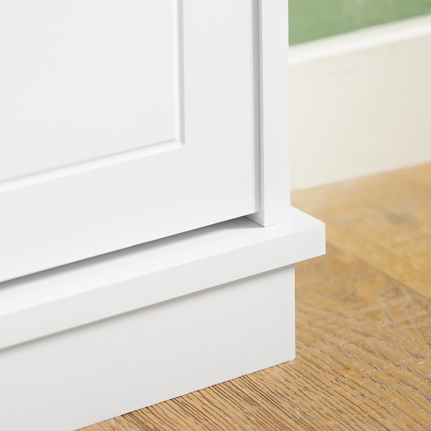 SoBuy Meuble à chaussures avec 2 tiroirs - MDF - 76 x 18 x 78 cm - Blanc