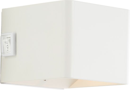 Brilliant ISEO - Applique murale rechargeable sans fil - avec détecteur de mouvement - IP44 - LED 4W - 300 Lumens - 3000K - avec indicateur de batterie - Blanc