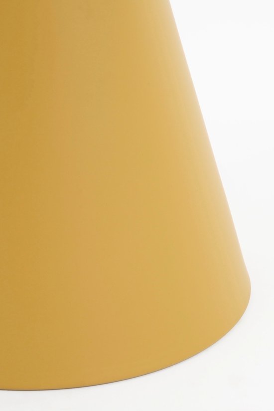 Table d'appoint Jim - H45 x Ø31 cm - Fer - Ocre