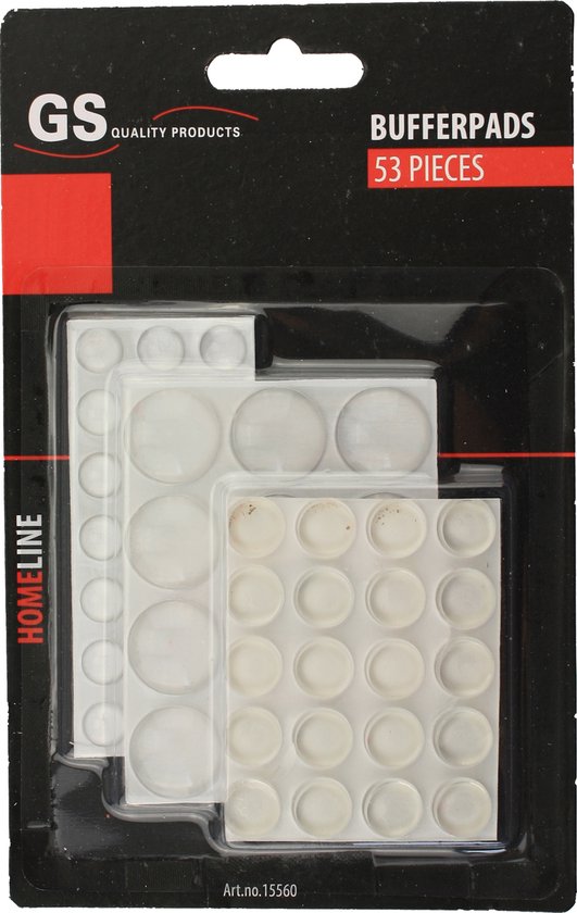 Tampons GS 53 pièces - tampons transparents Ø5 / Ø10 / Ø20mm - autocollants