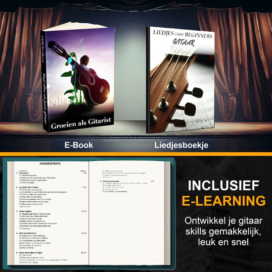 Finesse Elektrische Gitaar met Versterker - E-Learning