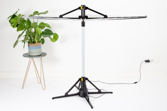 SpeedDryer Sèche-linge électrique - Sèche-linge économe en énergie - Sèche le linge en 2 heures - Silencieux - Sèche-linge électrique économe en énergie - Sèche-linge d'intérieur compact et pliable - Étagère de séchage du linge