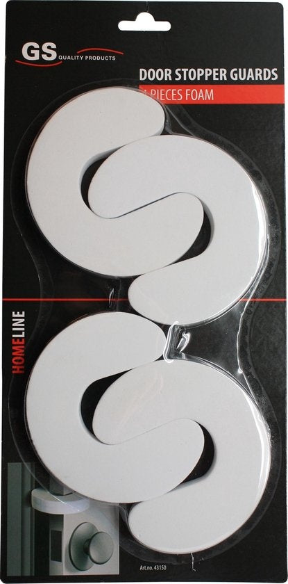 GS bloque-porte / serre-porte en mousse - 4 pièces - Protection de l'enfant