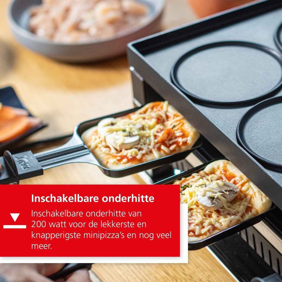 Appareil à raclette et à pierrade - Solis 791 - 5 en 1 pour 4 personnes - Argent/Noir