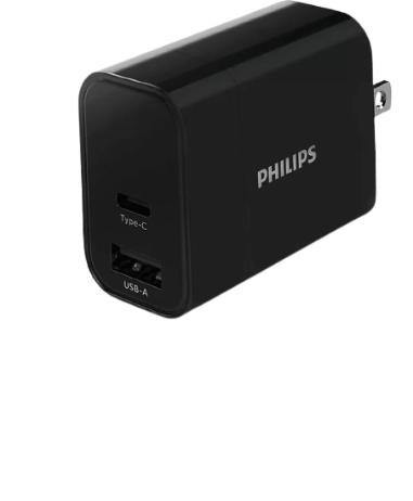 chargeur mural USB philips - prise 3 broches