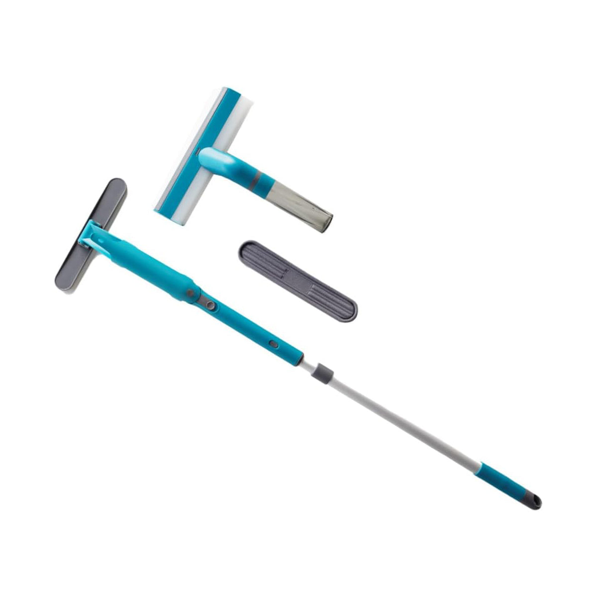 Nettoyeur de vitres Livington WindowBuddy 3-en-1 avec manche télescopique et réservoir d'eau sale