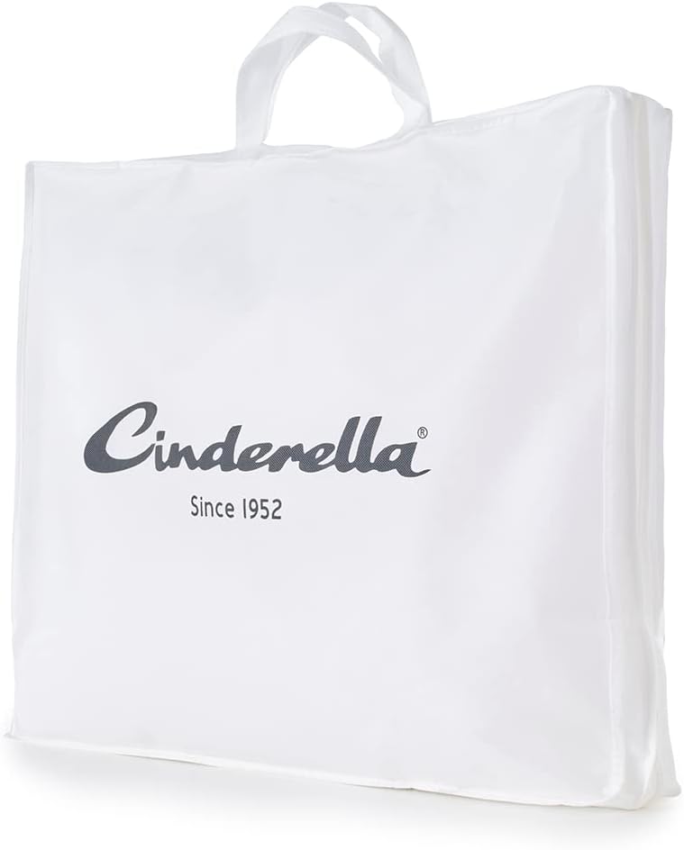 Oreiller de nuit Cinderella - 60x70 cm - Anti-allergique - Idéal pour les dormeurs sur le dos, sur le côté et sur le ventre - Medium - blanc