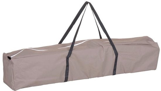 Tonnelle de jardin - Pro Garden - Facile à transporter - Pliable - 3 x 3 m - taupe