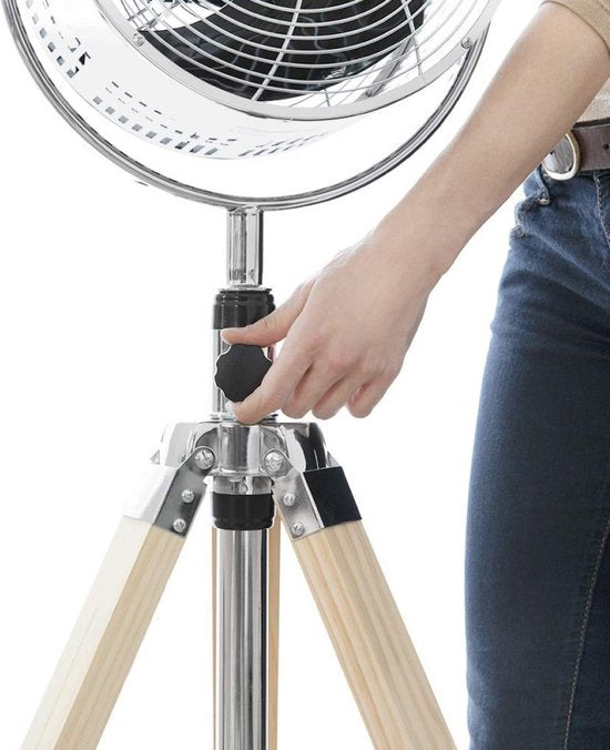 Ventilateur trépied Cecotec Energysilence, 1200 woody Métallique, Bois