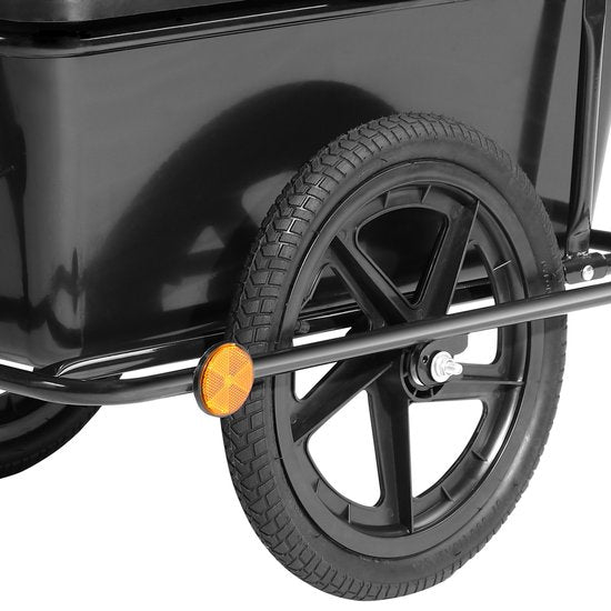 Remorque de vélo - Monzana - 90L - 78x61x50cm - Noir