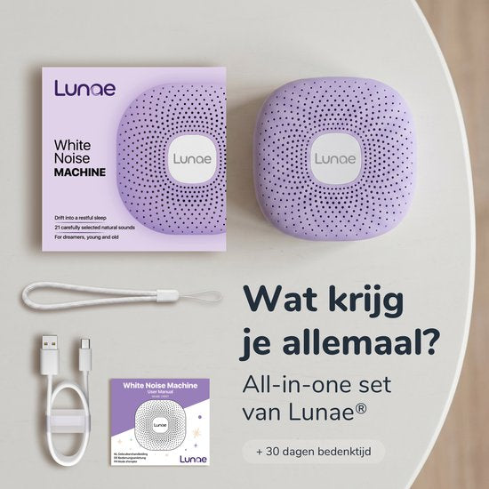 Appareil à bruit blanc Lunae - Violet lavande