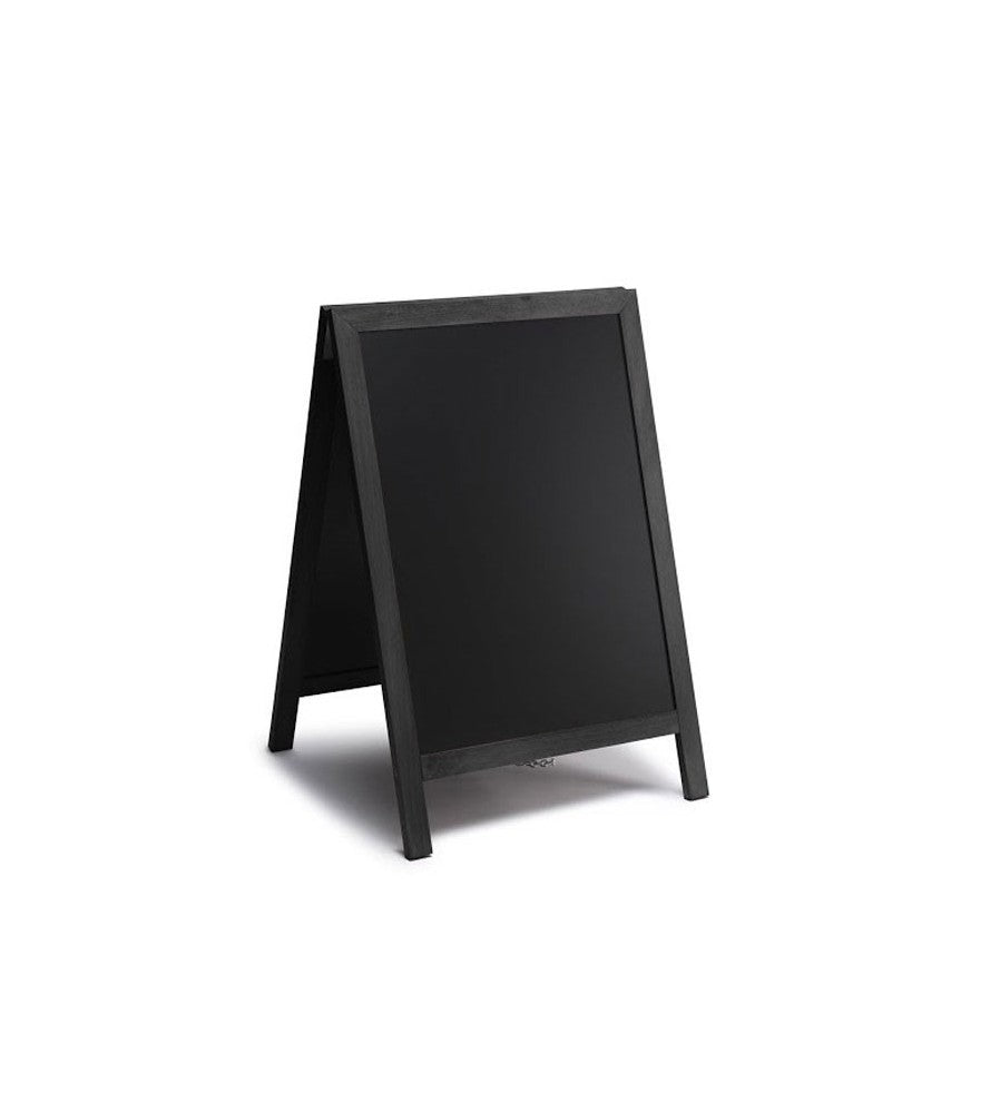 Tableau noir - Cadre en bois - bxh 75x135cm - NOIR