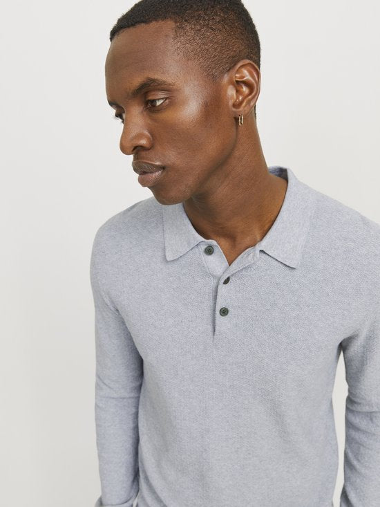 JACK&JONES - JWHSANDRI POLO EN TRICOT À MANCHES LONGUES - Hommes - Polos