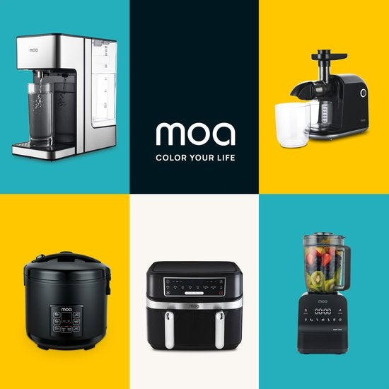 Multicuiseur 5L MOA Cuiseur de riz - vapeur Mijoteuse 700W - Noir