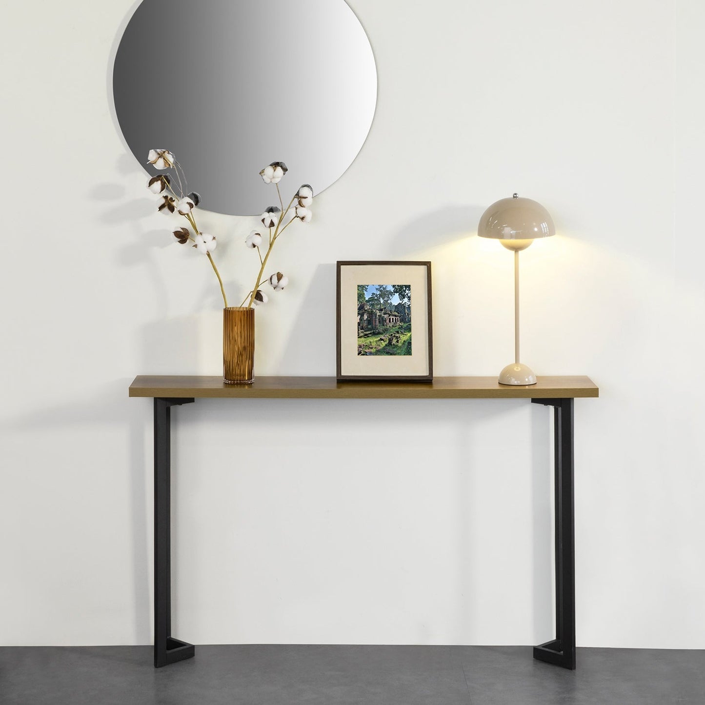 SoBuy Table d'entrée - Moderne - Max. 50 kg - 120 x 20 x 75 cm - Moderne