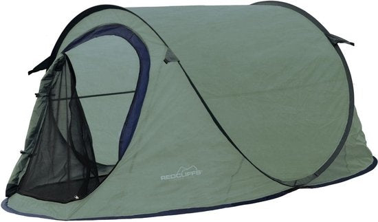 Tente pop-up - Redcliffs - 2 personnes - 220 x 120 x 95cm - Kaki