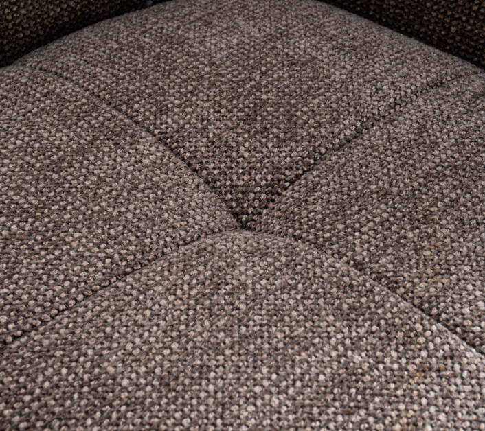 Criks Design Charly Chaise de salle à manger pivotante | Marron | 63 x 63 x 52 cm