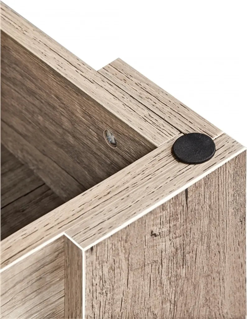 Table basse Yaheetech avec plateau réglable et espace de rangement - Espresso - 98 x 50 x 41,8 cm