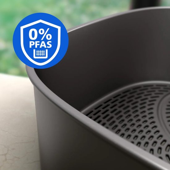 Friteuse à air chaud double étage Philips série 4000 - NA462/70 - 10 L - 6 programmes