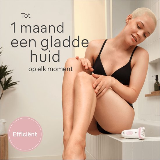 Braun Silk·épil 7 - Épilateur pour une épilation facile - Une peau lisse durablement - 7-000 - Blanc/Flamingo