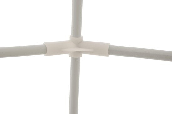 Lifetime Tente de jardin - 6 parois latérales - avec fenêtres - 3 x 6 m - blanc