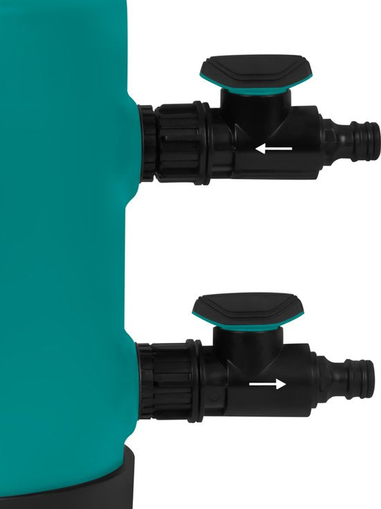 VONROC DI Filtre à eau pure - Filtre de déionisation - eau osmosée alternative - Inclus 4.5L de résine de lit de mélange, compteur TDS, tuyau et raccords