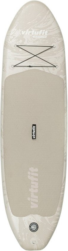 VirtuFit Supboard Ocean 275 - Sand Beige - Stand Up Paddle Board - Supboard Inflatable - Pour débutants et confirmés - Pagaie réglable - Max. 180 kg
