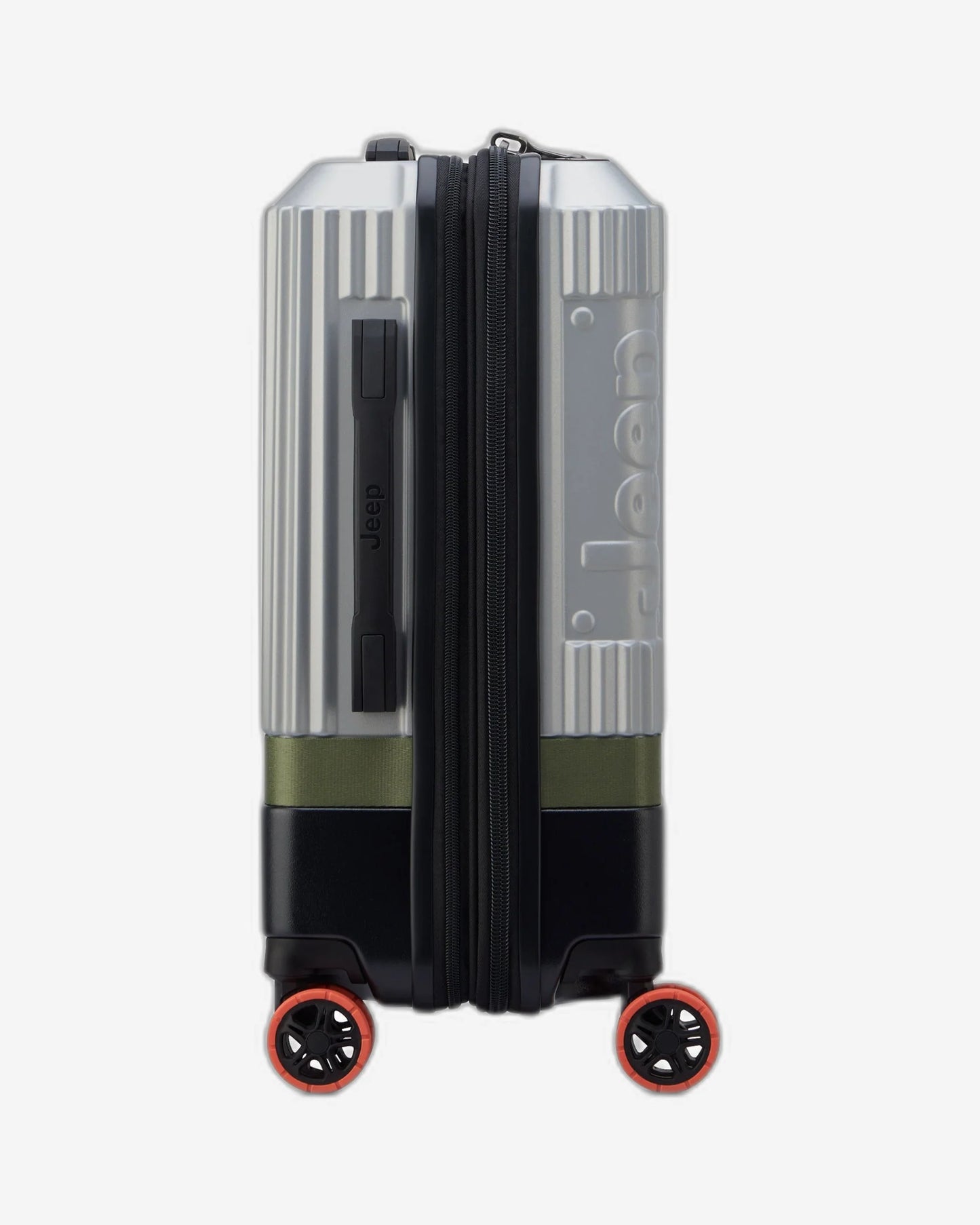 Jeep Trolley extensible XL 122L - Argent - 81 x 53 x 33-36 cm - Verrouillage TSA