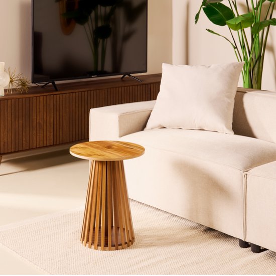 Table d'appoint Phiel - Naturel Ø40cm