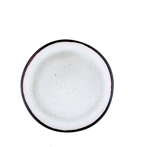 assiette IRIS Ø16cm - 6 pièces - Blanc ivoire