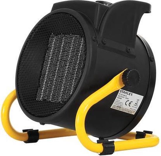 Stanley ST-22-240-E - Radiateur à ventilateur - 22,7 x 17,2 x 24,5 cm - noir/jaune