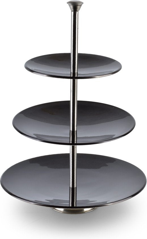 Etagere RVS - 36,5 cm - glanzend