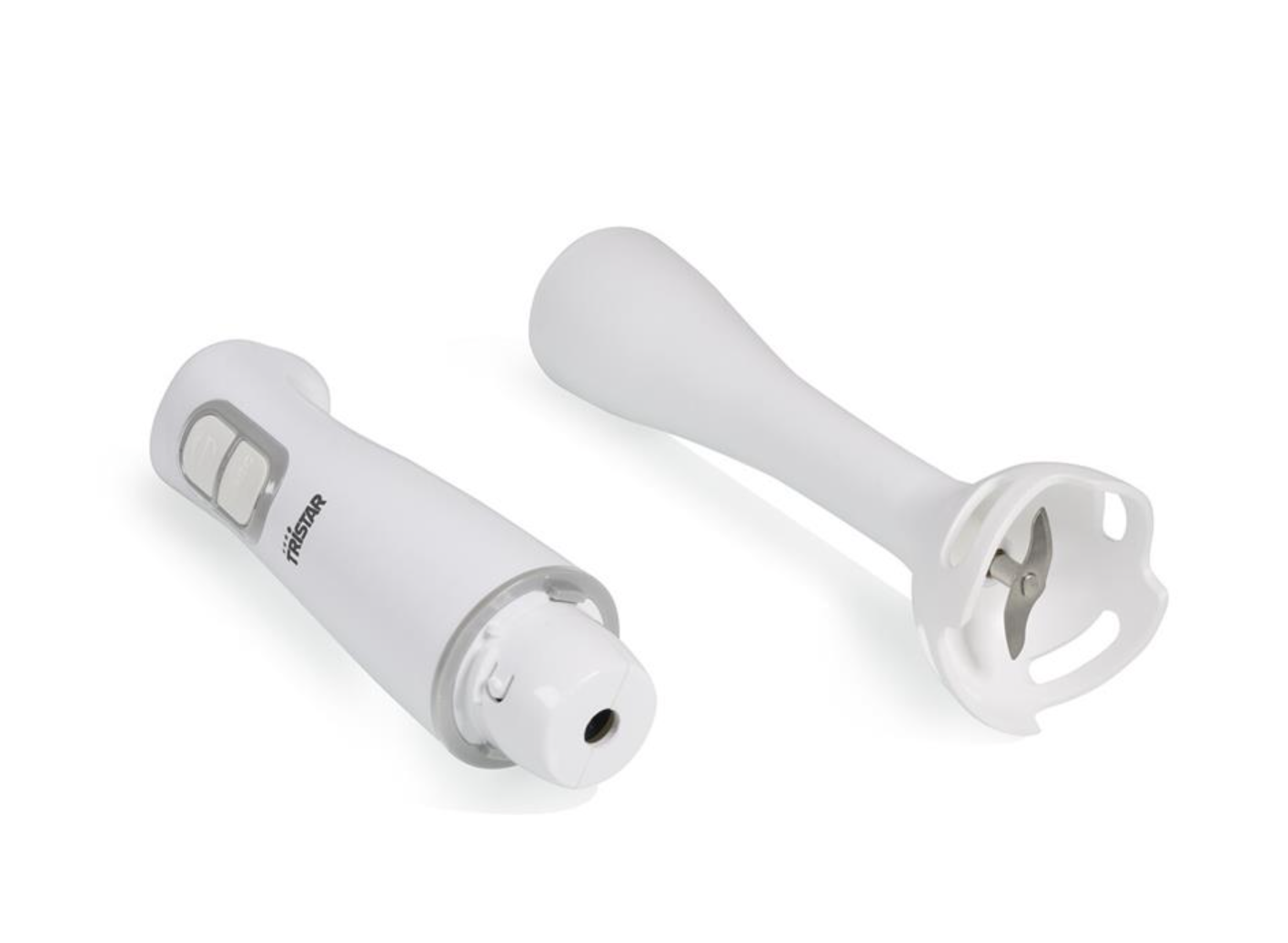 Mixeur plongeant Tristar MX-4850KL 350 W - 2 vitesses - Lame en acier inoxydable - Blanc