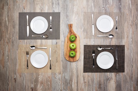 Set de table tissé - gris métallisé, 30x45cm - KitchenCraft