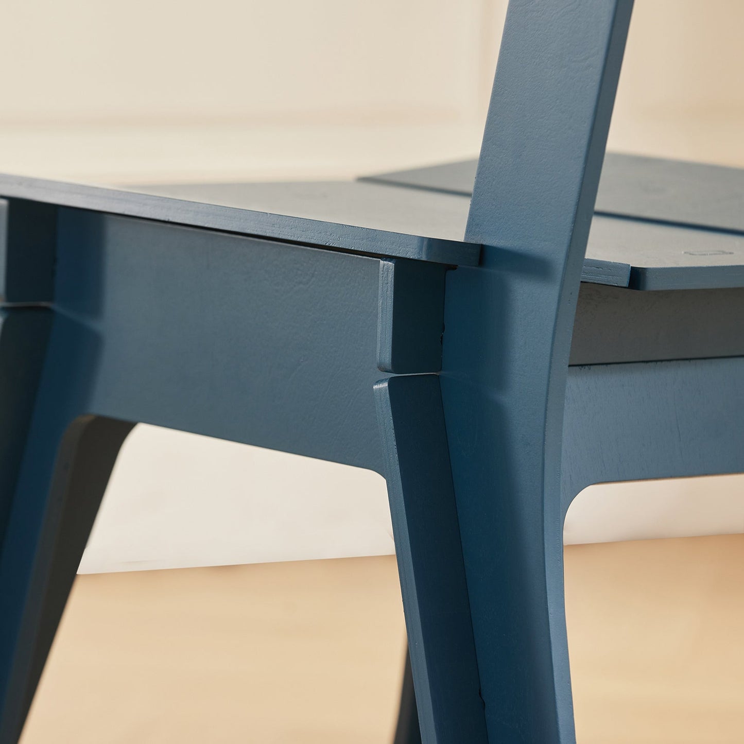 SoBuy HFST01-B Ergonomic Design Chair - Chaise de bureau et de salle à manger en bois bleu
