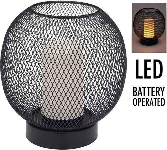 Lampe à poser - fil de fer - 19cm - édition de luxe