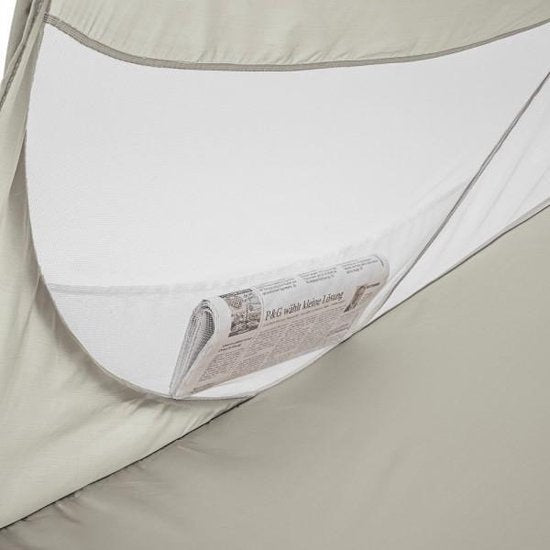 Tente de plage pop-up 245 cm x 145 cm x 95cm gris clair 401677