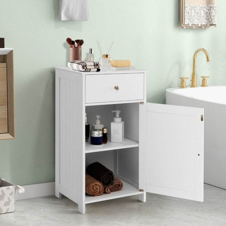 Coast - Armoire de toilette avec tiroir, blanc - 68 x 45 x 33 cm