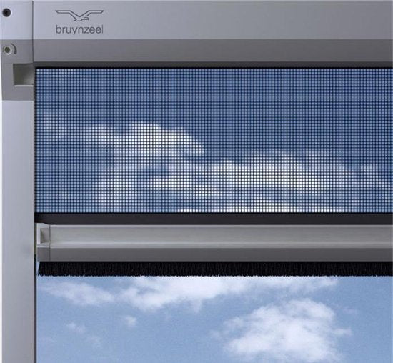 Bruynzeel moustiquaire enroulable fenêtre s700 78x155 blanc