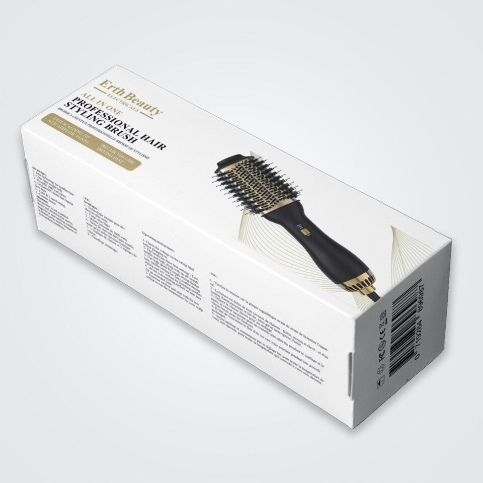 Brosse coiffante - ERTH beauty - Brosse professionnelle tout-en-un
