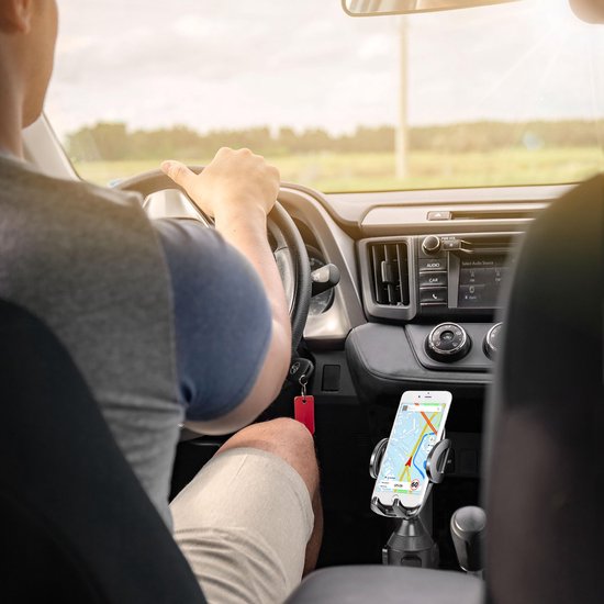 Bintoi® T300 - Supports de téléphone Accessoires de voiture intérieur - Support universel de téléphone GSM pour voiture - Support de gobelet pour voiture - Support de téléphone mobile pour voiture - Cadeau