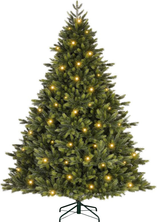 Black Box Trees Bedford Artificial Christmas Tree with LED Lights - H185 x Ø110 cm - Vert