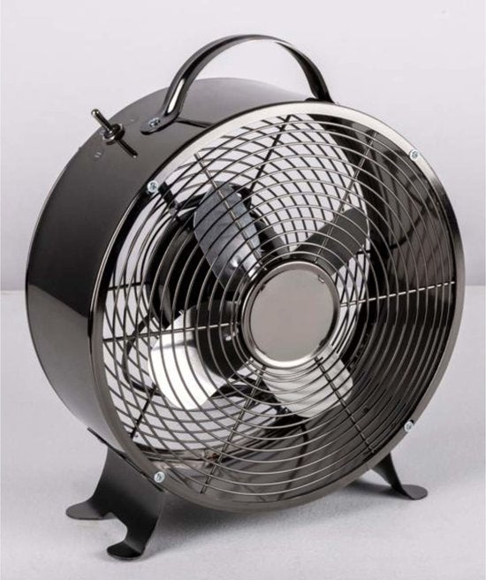 Ventilateur de table - Lifetime Air - 230V - Ventilateur de bureau 20CM - 2 vitesses - Matériau durable - Cuivre