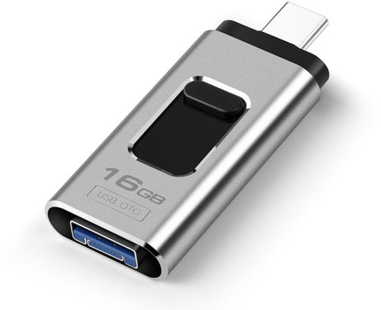 Vlectro - Clé USB 4-en-1 pour smartphone, tablette et ordinateur portable - 64 Go